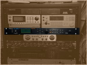 My Roland SC-880 in the audio rack.